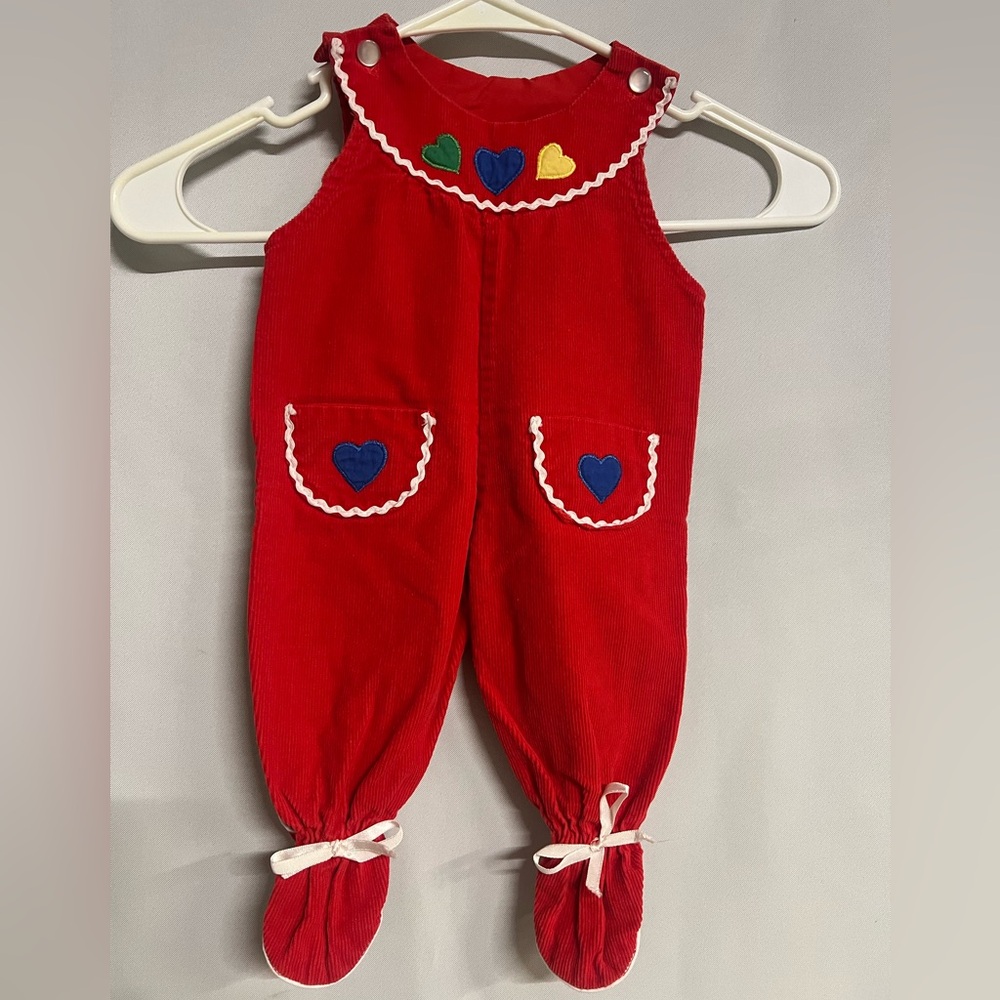 vintage 0-6 month newborn pantsuit